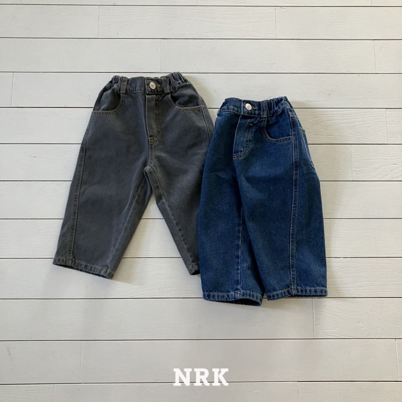 Nrk - Korean Children Fashion - #todddlerfashion - Denim Twill Pants