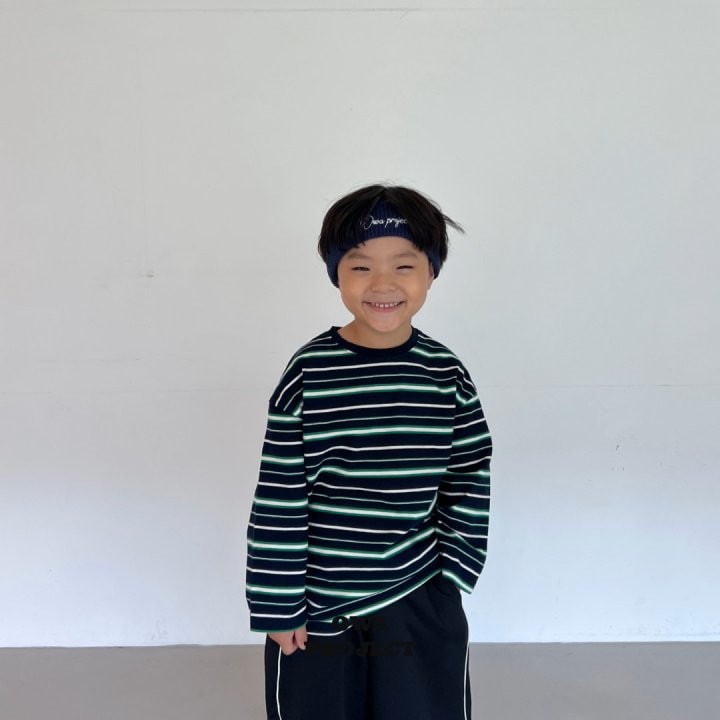 O Wa - Korean Children Fashion - #Kfashion4kids - Multi Stripe Tee - 11