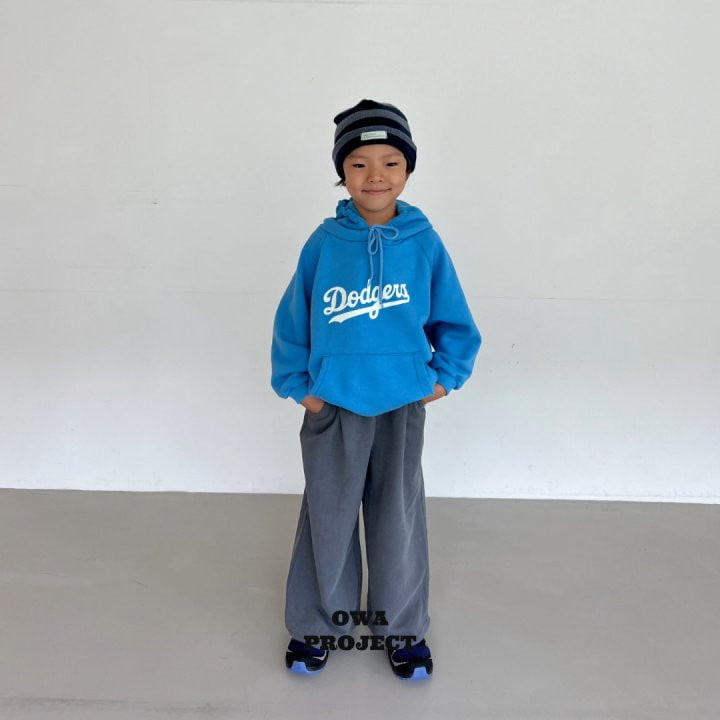 O Wa - Korean Children Fashion - #childrensboutique - Dodgers Hoodie - 10