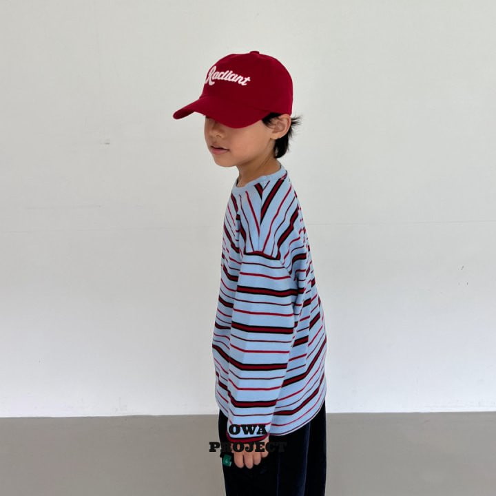 O Wa - Korean Children Fashion - #fashionkids - Multi Stripe Tee - 7