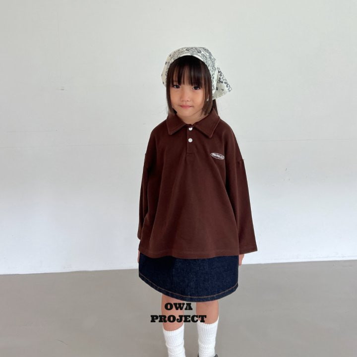 O Wa - Korean Children Fashion - #fashionkids - Double Collar Tee - 3