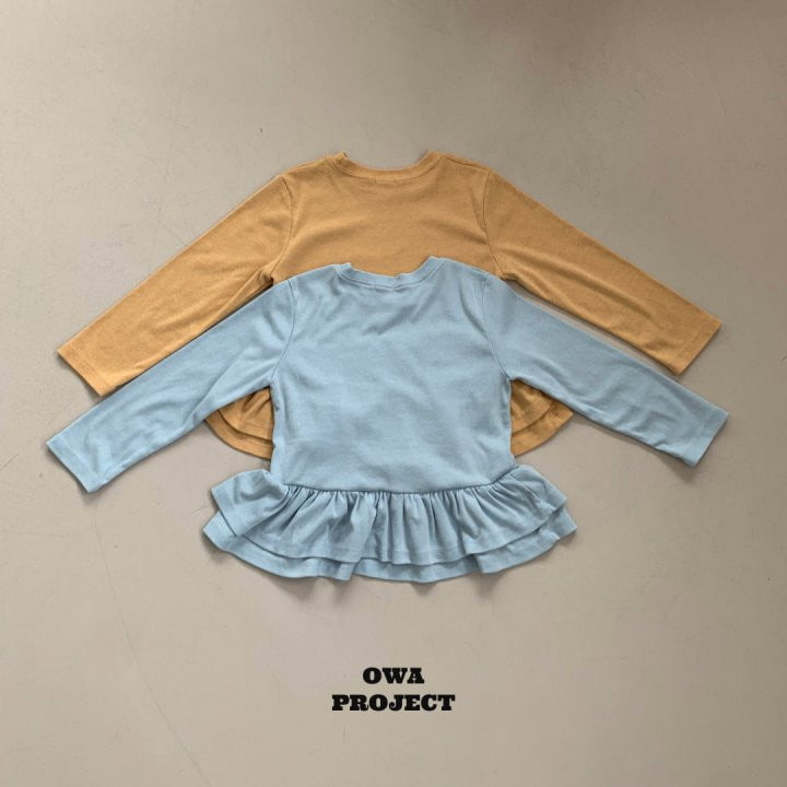 O Wa - Korean Children Fashion - #fashionkids - Double Frill Tee - 2