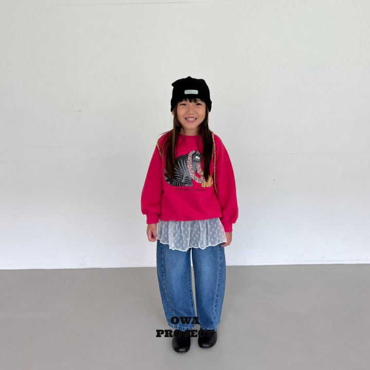 O Wa - Korean Children Fashion - #minifashionista - Cat Sweatshirts - 6