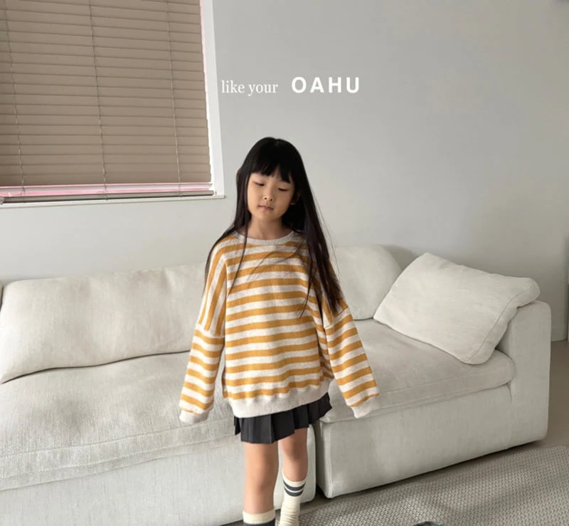 O'Ahu - Korean Children Fashion - #Kfashion4kids - If Stripe Sweatshirts - 6