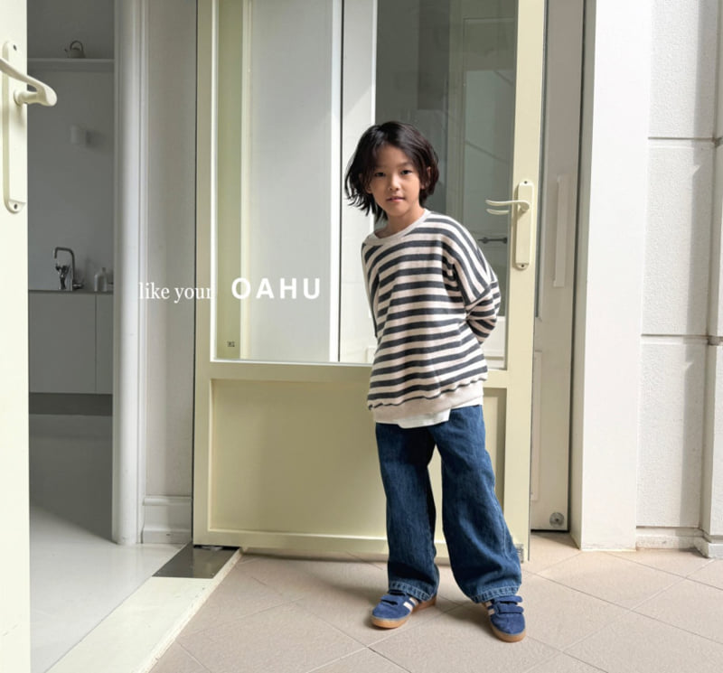 O'Ahu - Korean Children Fashion - #childofig - Lowa Wide Denim Pants - 5