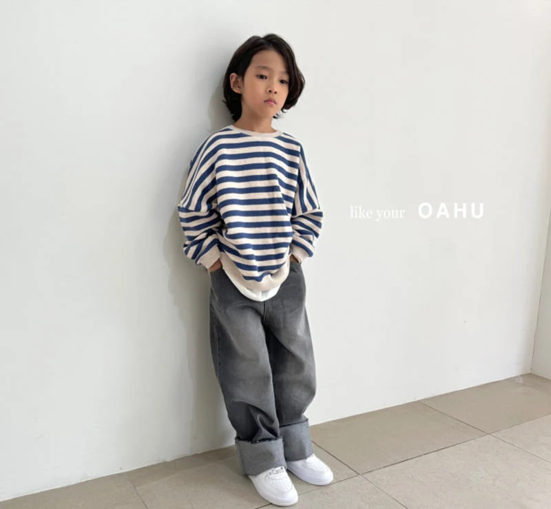 O'Ahu - Korean Children Fashion - #childofig - If Stripe Sweatshirts - 12