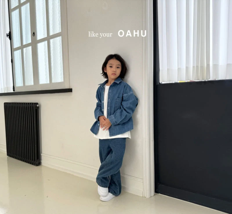 O'Ahu - Korean Children Fashion - #childofig - Paul Denim Shirt - 11