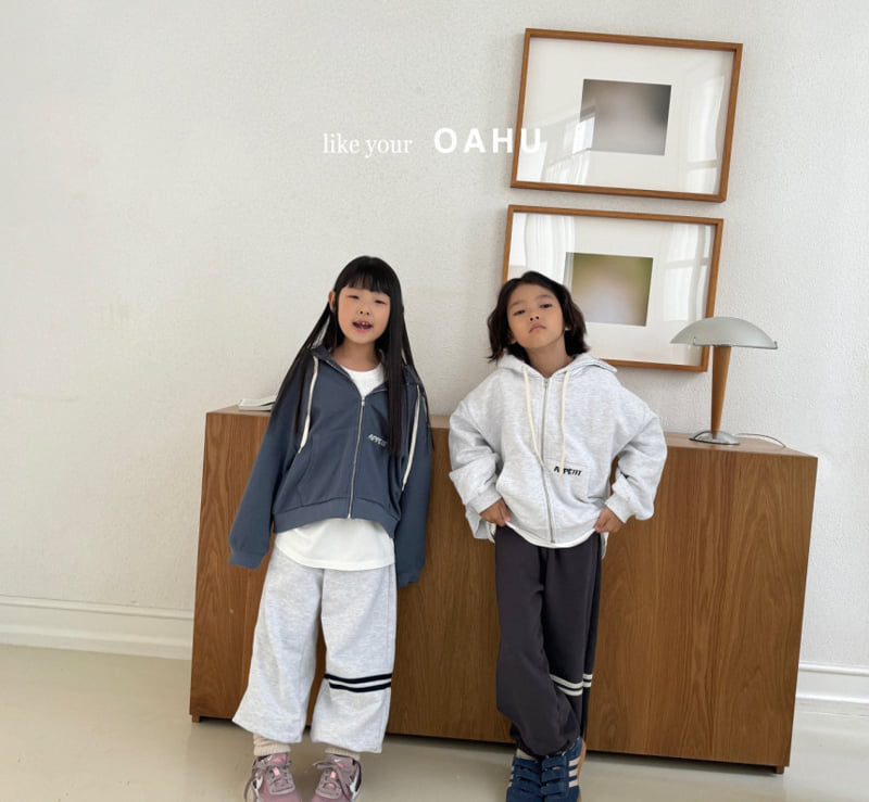 O'Ahu - Korean Children Fashion - #discoveringself - Double Line Jogger Pants - 4