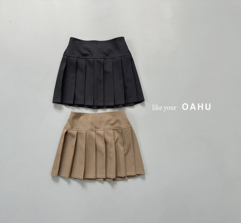 O'Ahu - Korean Children Fashion - #fashionkids - Day Pleats Skirt