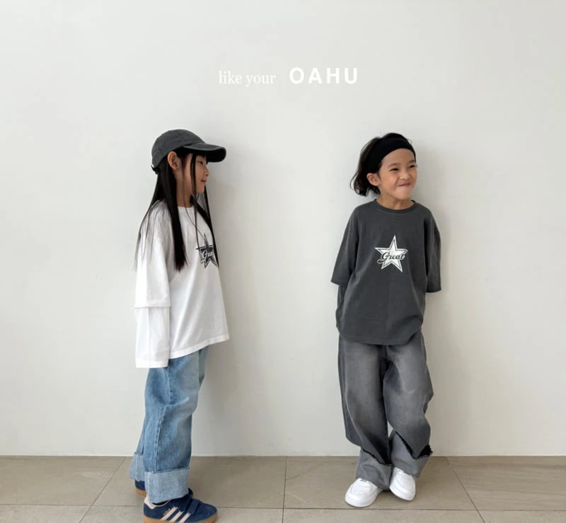 O'Ahu - Korean Children Fashion - #kidsshorts - Great Layered Tee - 6