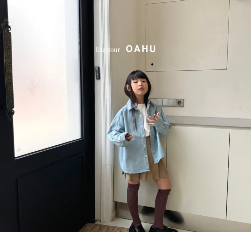 O'Ahu - Korean Children Fashion - #kidsstore - Paul Denim Shirt - 3