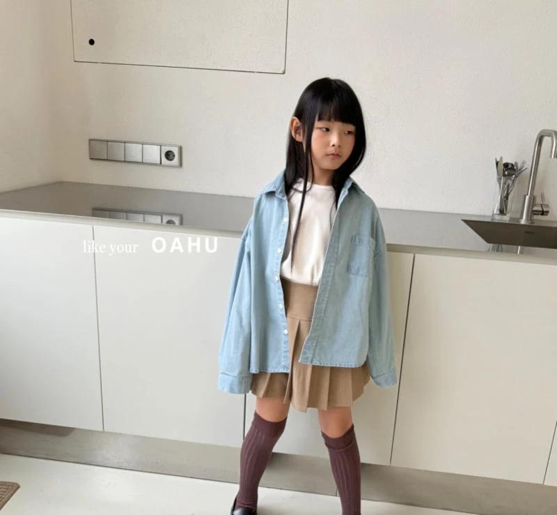 O'Ahu - Korean Children Fashion - #littlefashionista - Paul Denim Shirt - 6