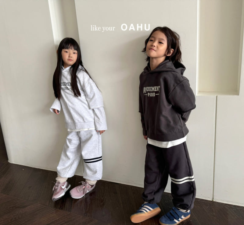 O'Ahu - Korean Children Fashion - #littlefashionista - Double Line Jogger Pants - 9