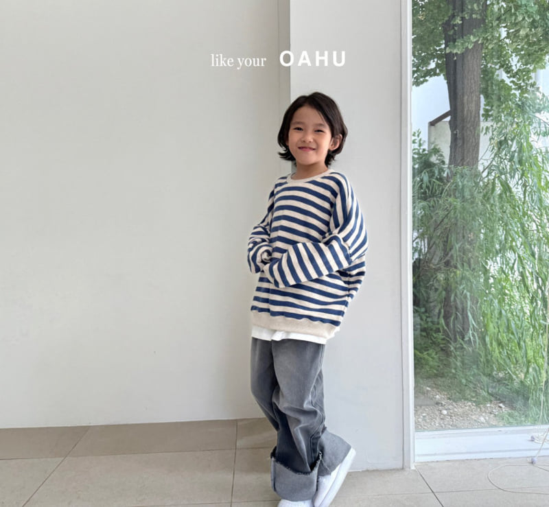 O'Ahu - Korean Children Fashion - #minifashionista - If Stripe Sweatshirts - 9