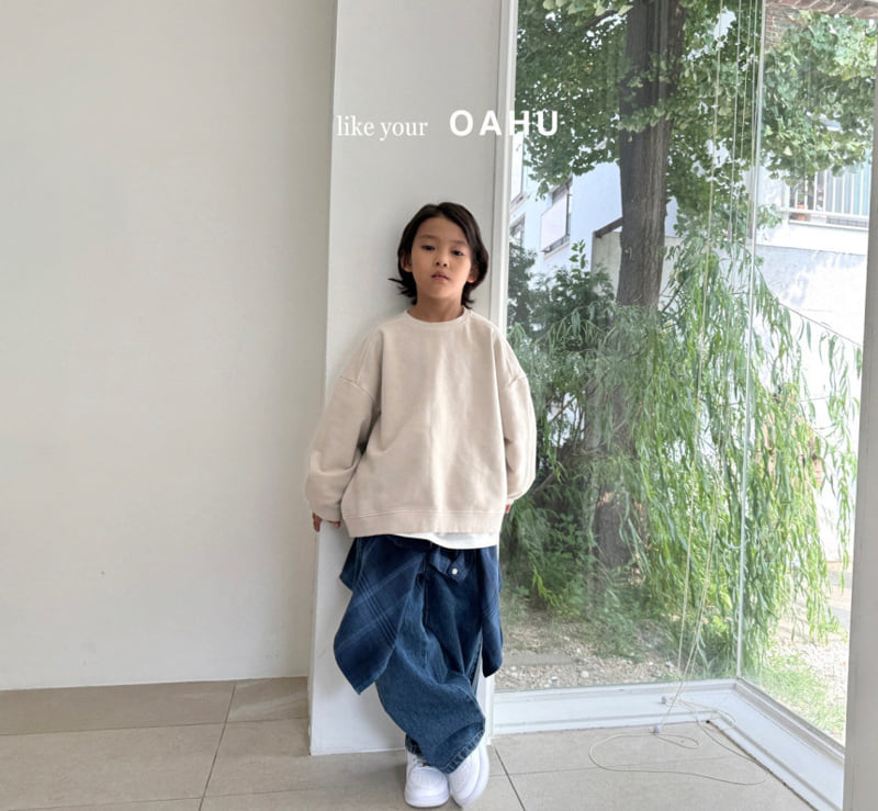 O'Ahu - Korean Children Fashion - #minifashionista - Track Denim Pants - 12