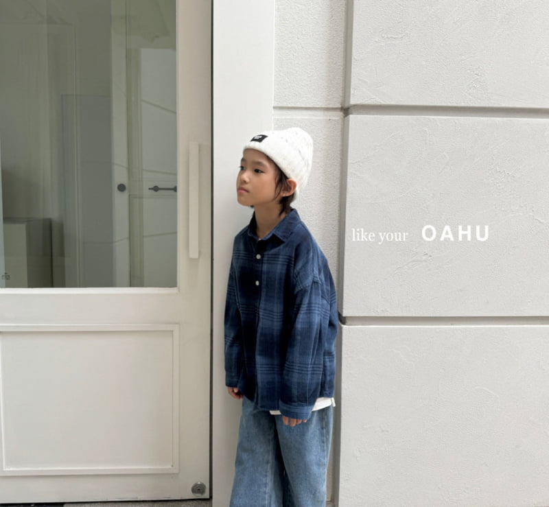 O'Ahu - Korean Children Fashion - #minifashionista - Fade Check Shirt - 6