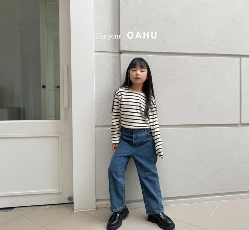 O'Ahu - Korean Children Fashion - #stylishchildhood - About Denim Pants - 3