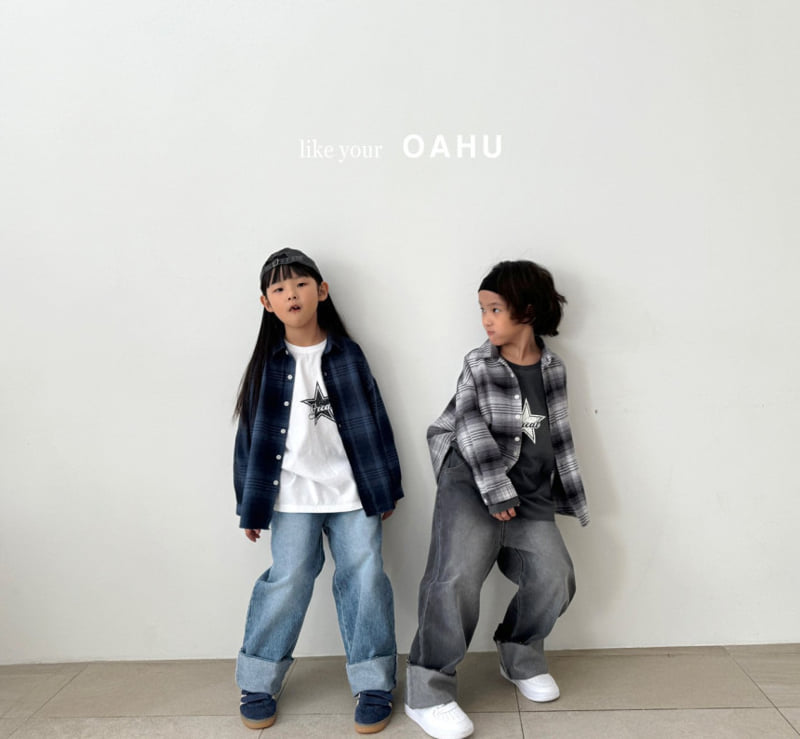 O'Ahu - Korean Children Fashion - #todddlerfashion - Fade Check Shirt - 8