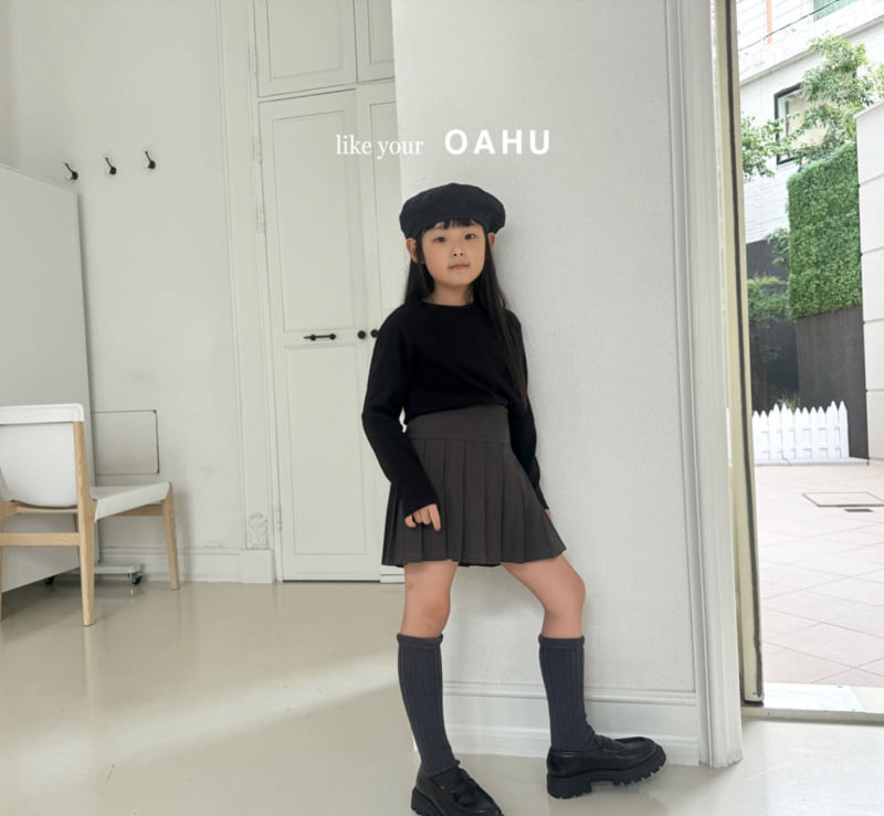 O'Ahu - Korean Children Fashion - #toddlerclothing - Day Pleats Skirt - 11