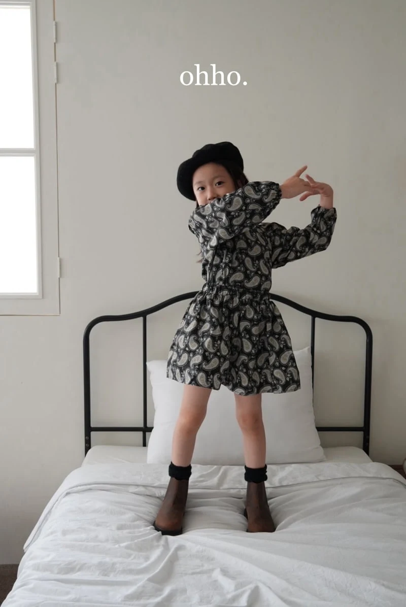 Ohho - Korean Children Fashion - #Kfashion4kids - Pasiley Skirt Pants - 3