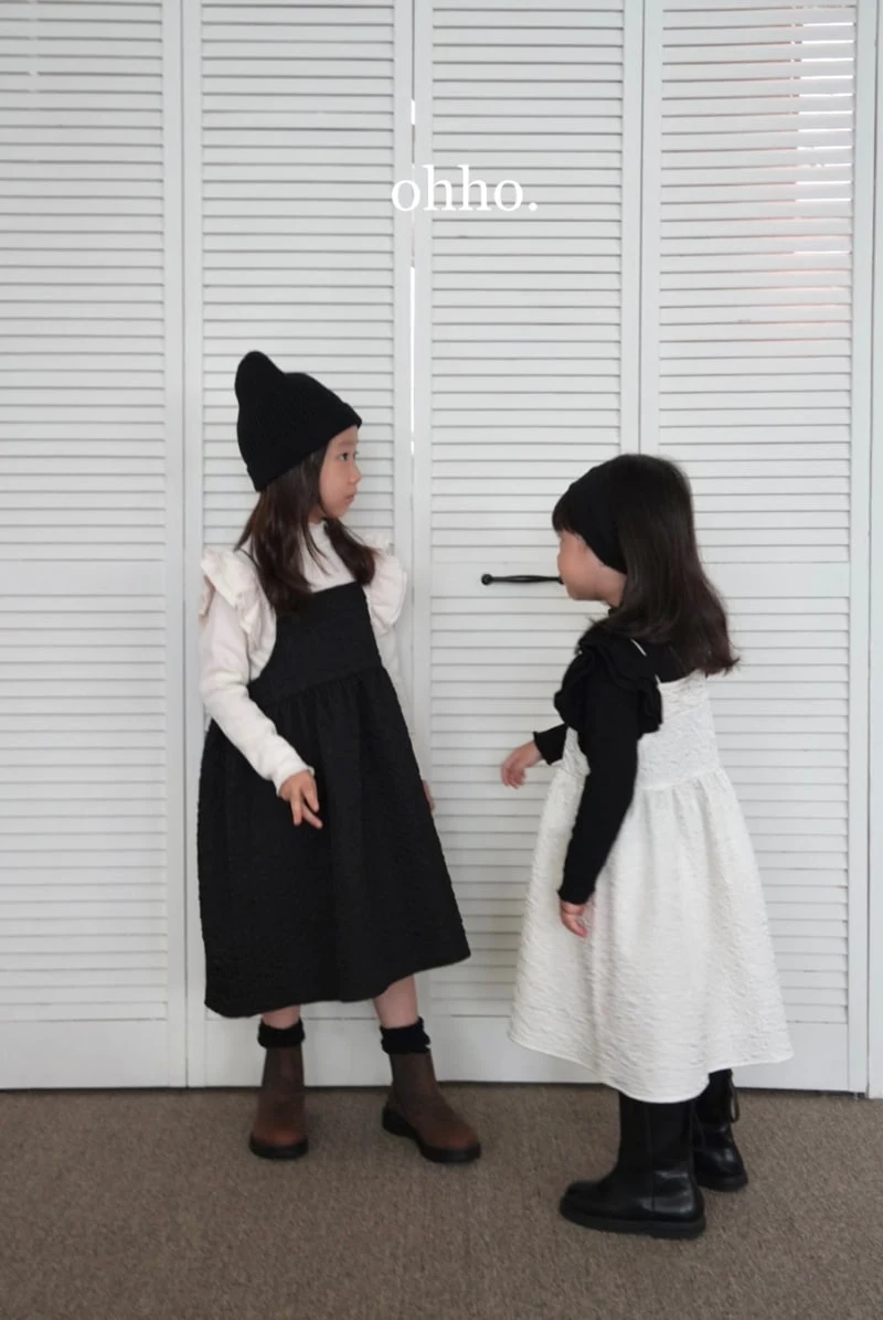 Ohho - Korean Children Fashion - #Kfashion4kids - Sesil String One-piece - 2