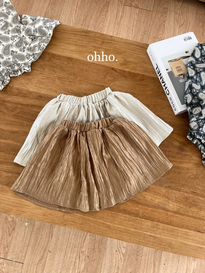 Ohho - Korean Children Fashion - #Kfashion4kids - Shining Skirt