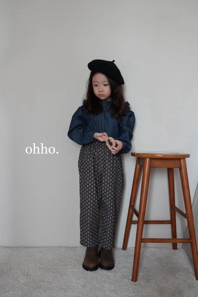 Ohho - Korean Children Fashion - #childofig - Denim Wing Blouse - 10