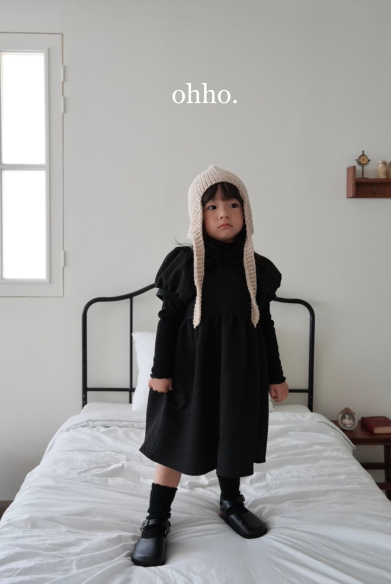 Ohho - Korean Children Fashion - #childrensboutique - Rosa Puff One-piece - 5