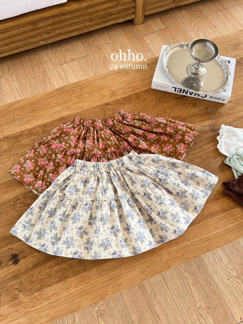 Ohho - Korean Children Fashion - #childofig - Romantic Shirring Skirt - 4