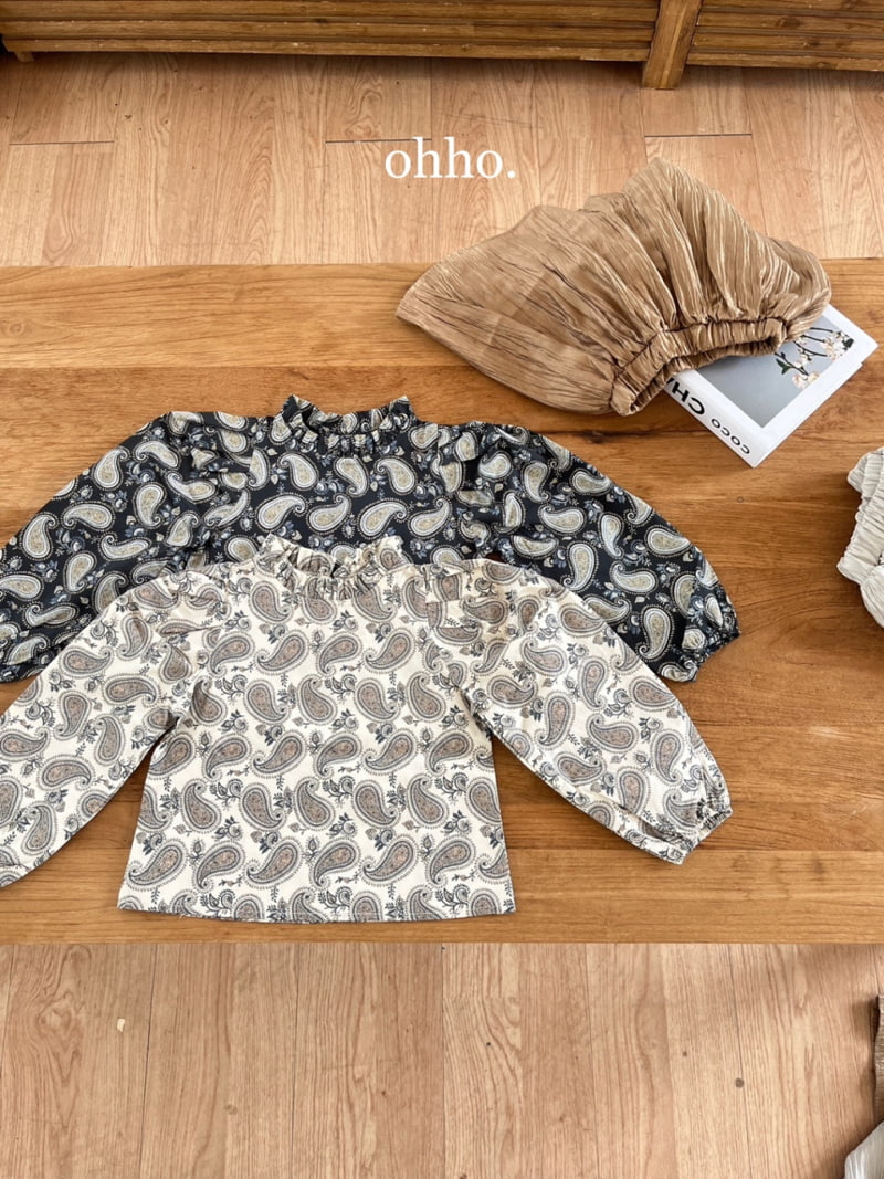 Ohho - Korean Children Fashion - #discoveringself - Pasiley Blouse - 9