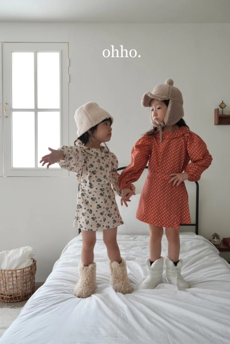 Ohho - Korean Children Fashion - #discoveringself - Camel Frill Blouse - 2