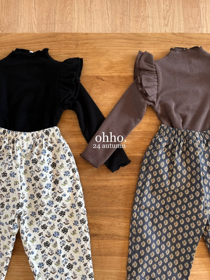 Ohho - Korean Children Fashion - #discoveringself - Carol Pattern Pants - 10