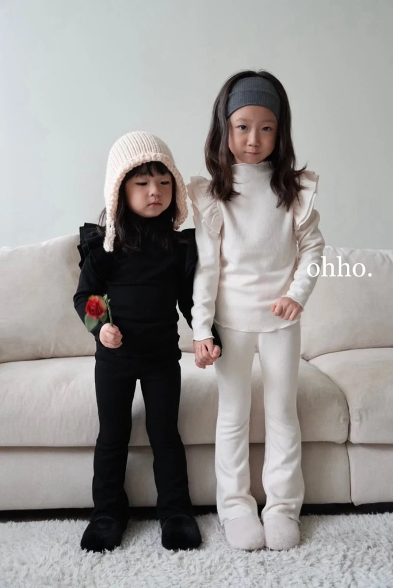 Ohho - Korean Children Fashion - #fashionkids - French Bootscut Pants - 9