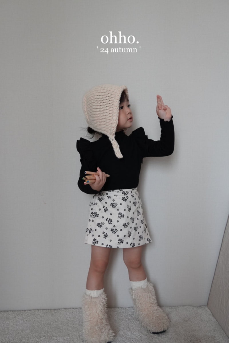 Ohho - Korean Children Fashion - #kidsshorts - Camel Wrap Skirt Pants - 12