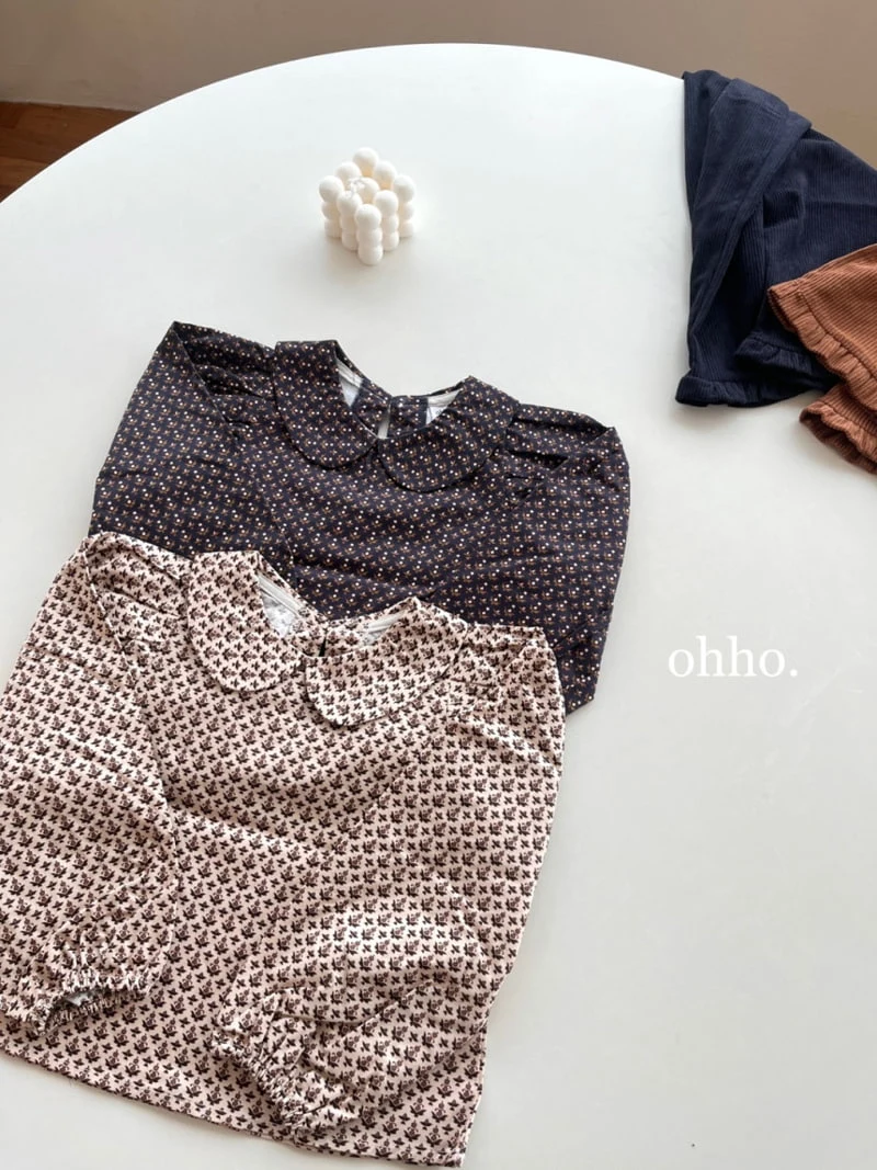 Ohho - Korean Children Fashion - #kidsshorts - Loi Round Blouse - 10