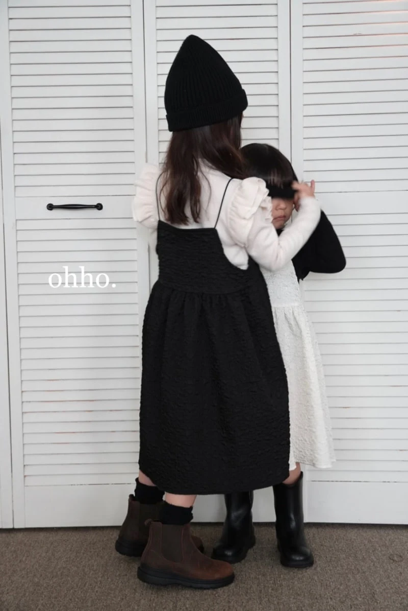 Ohho - Korean Children Fashion - #littlefashionista - Sesil String One-piece - 3