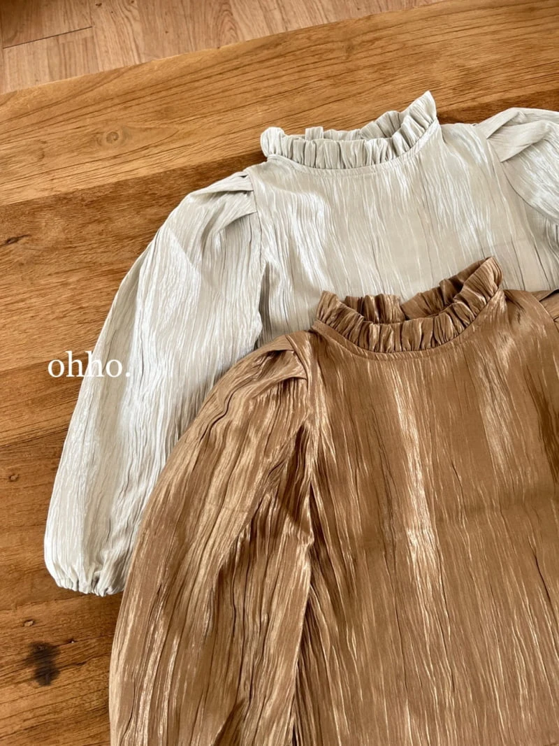 Ohho - Korean Children Fashion - #littlefashionista - Shining Blouse