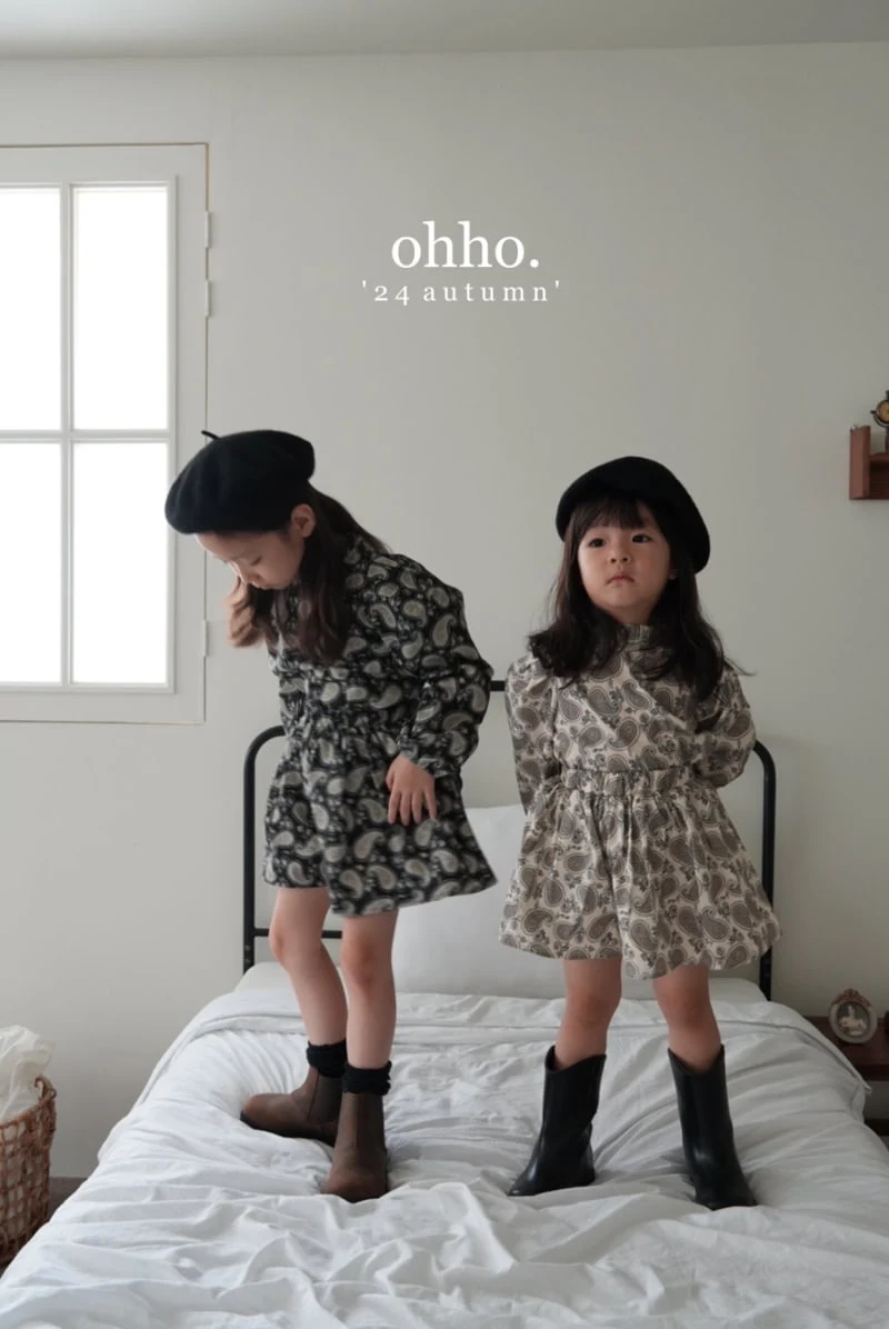 Ohho - Korean Children Fashion - #magicofchildhood - Pasiley Skirt Pants - 5