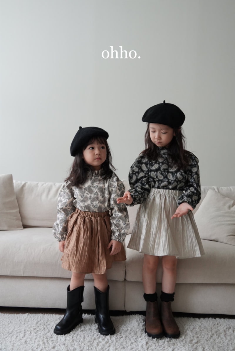 Ohho - Korean Children Fashion - #magicofchildhood - Pasiley Blouse - 2