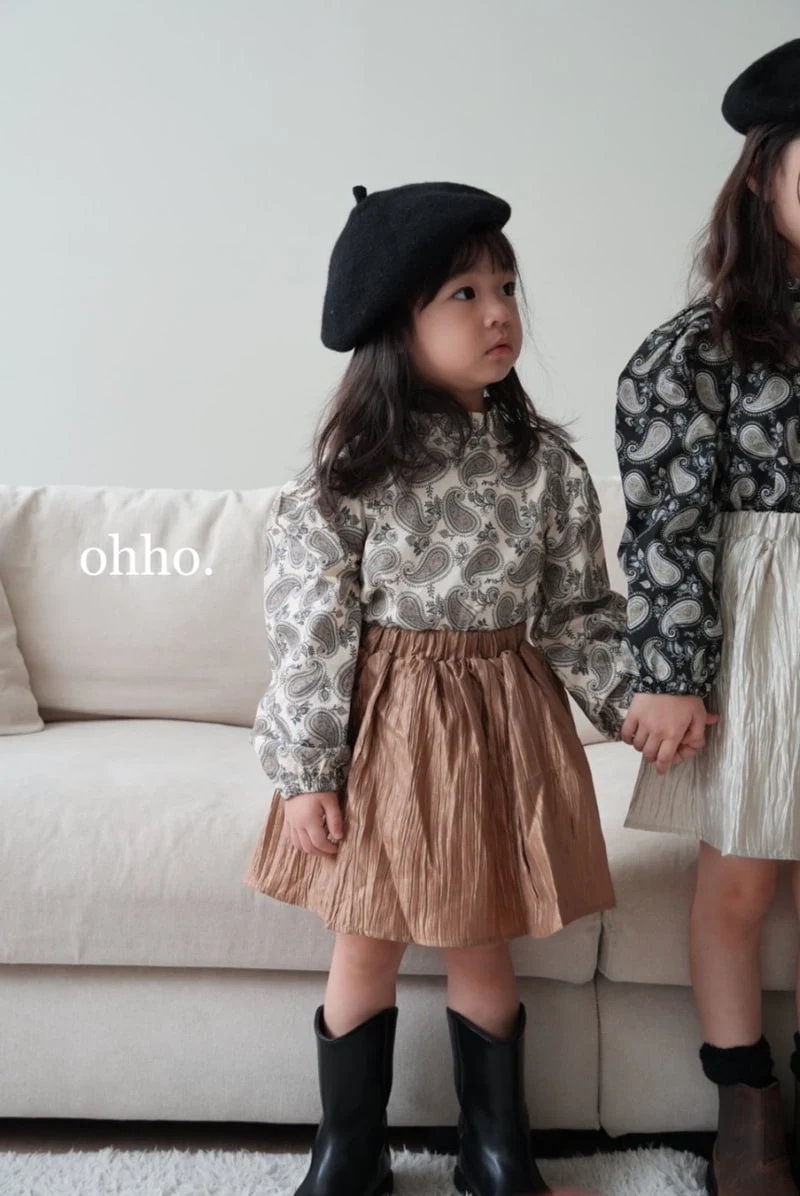 Ohho - Korean Children Fashion - #minifashionista - Pasiley Blouse - 3