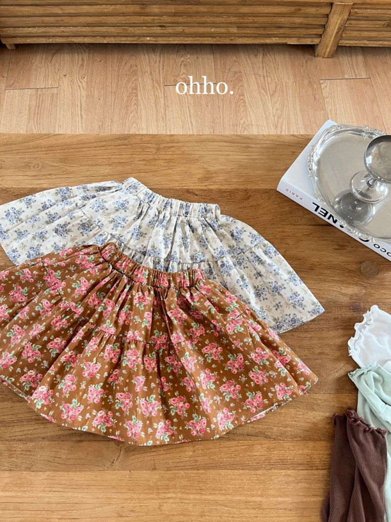 Ohho - Korean Children Fashion - #prettylittlegirls - Romantic Shirring Skirt