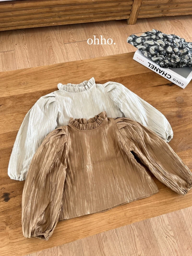 Ohho - Korean Children Fashion - #minifashionista - Shining Blouse - 4