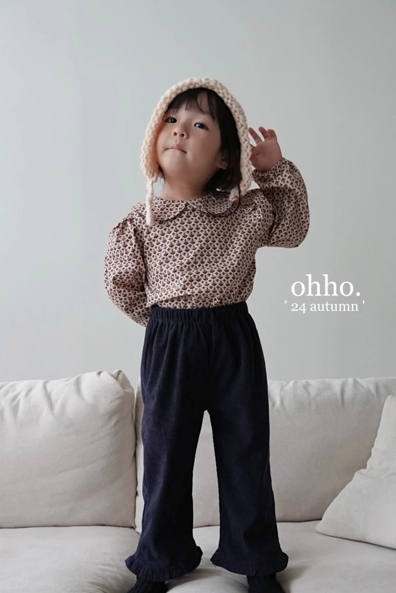 Ohho - Korean Children Fashion - #toddlerclothing - Loi Round Blouse - 4