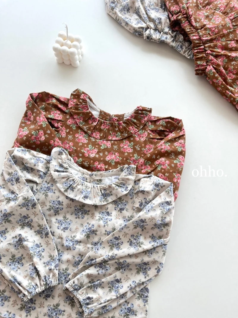 Ohho - Korean Children Fashion - #stylishchildhood - Romantic Frill Blouse - 3