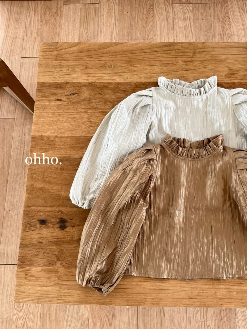 Ohho - Korean Children Fashion - #todddlerfashion - Shining Blouse - 5