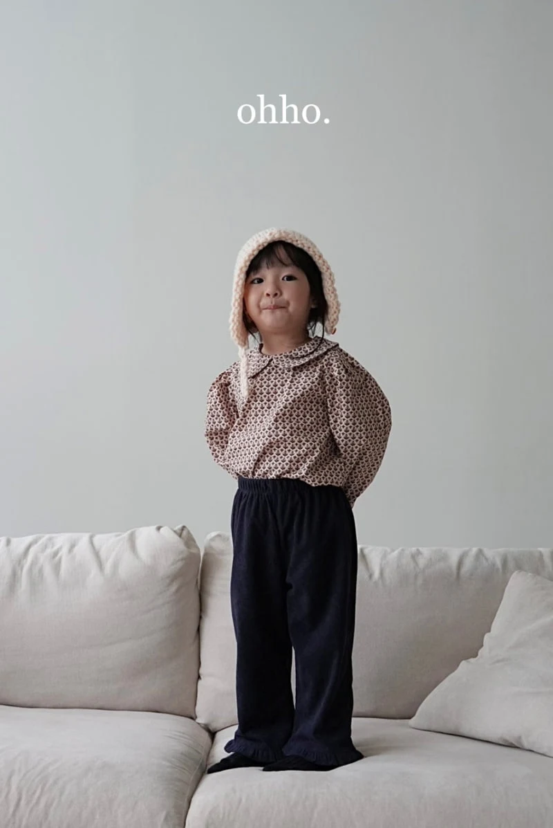 Ohho - Korean Children Fashion - #todddlerfashion - Loi Round Blouse - 2