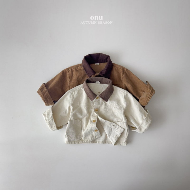 Onu - Korean Children Fashion - #Kfashion4kids - Colored Corduroy Jacket