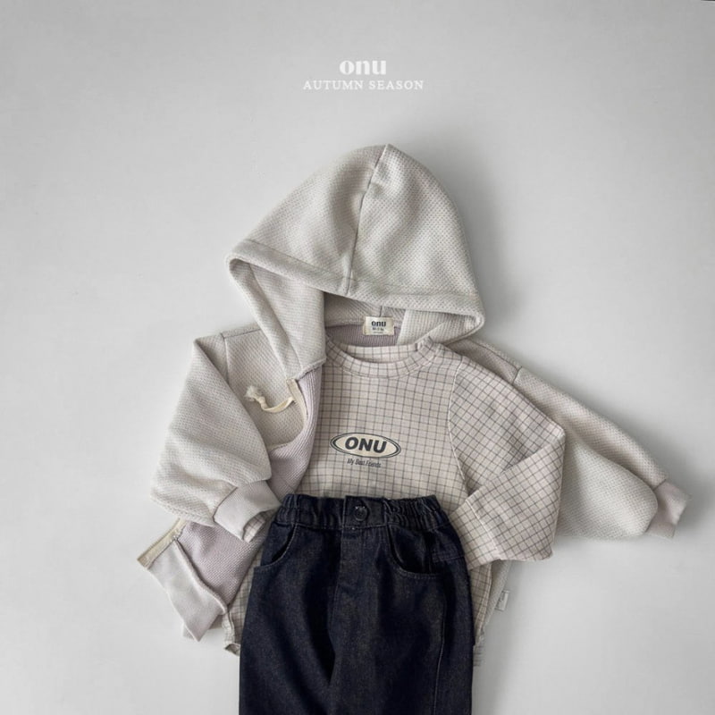 Onu - Korean Children Fashion - #Kfashion4kids - Biscuit Hood Zip-up - 12