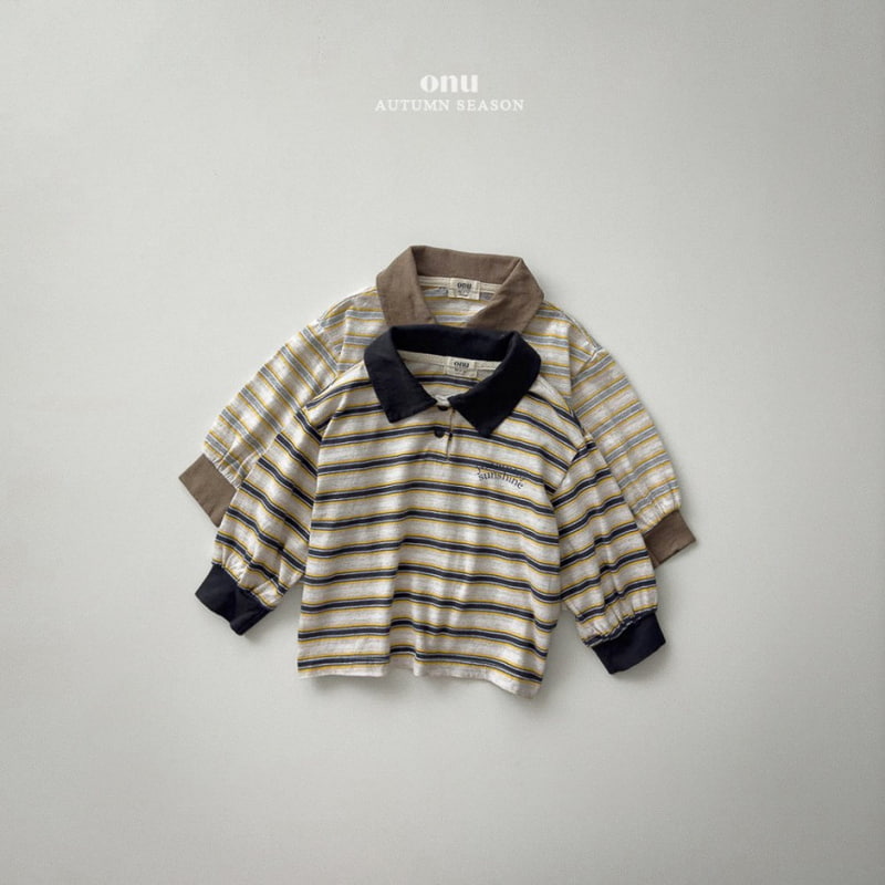 Onu - Korean Children Fashion - #childofig - Sunshine Collar Tee