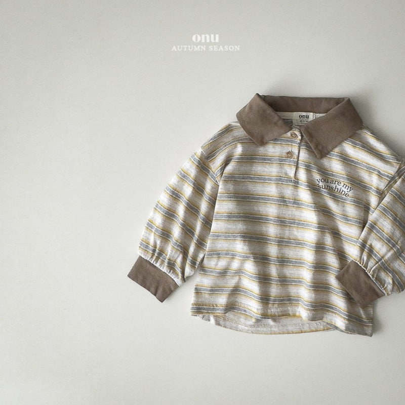 Onu - Korean Children Fashion - #childofig - Sunshine Collar Tee - 2